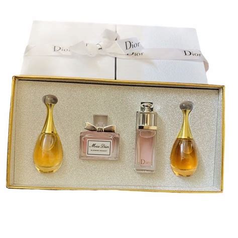 dior set womens|christian dior miniature perfume set.